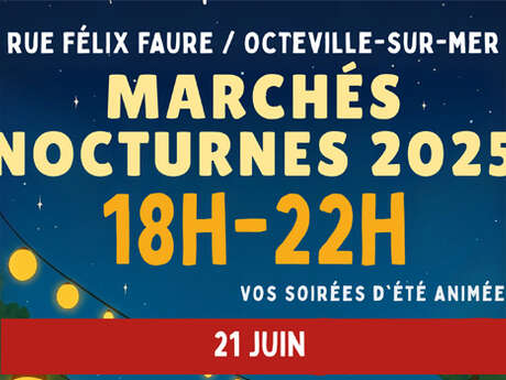 Marché nocturne à Octeville-sur-Mer