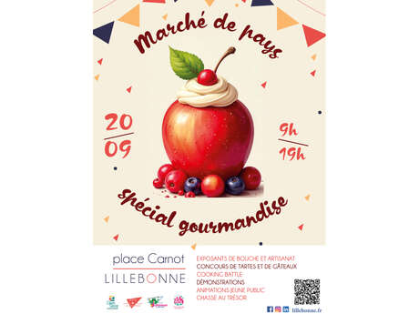 Marché de pays spécial gourmandise