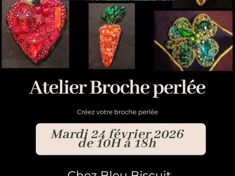 [Atelier] Broche perlée