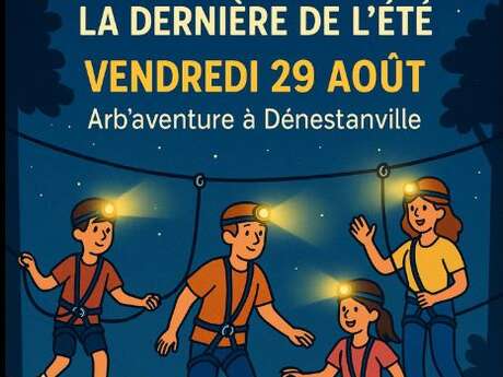 Soirée nocturne Accrobranche