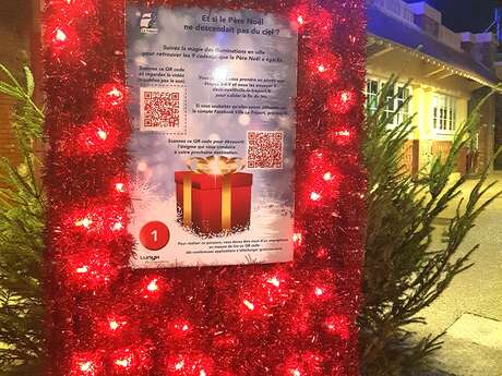 Parcours lumineux dans la ville