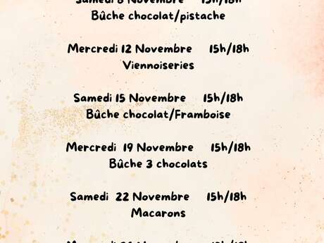 LE COUP DE PÂTE D'ISA - Ateliers de pâtisserie