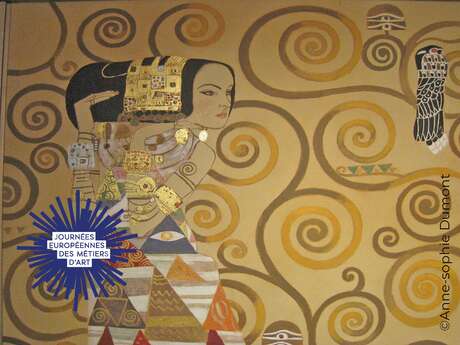 Peinture sur enduit de chaux frais peinture affresco