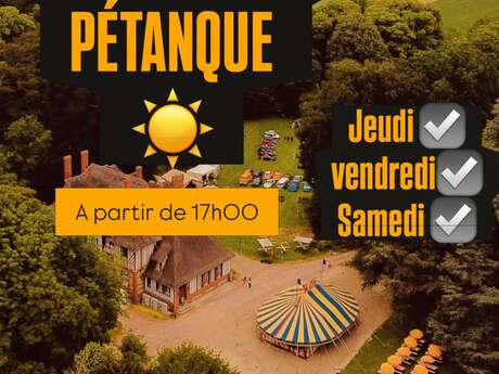 Afterwork pétanque au Manoir de Fumechon