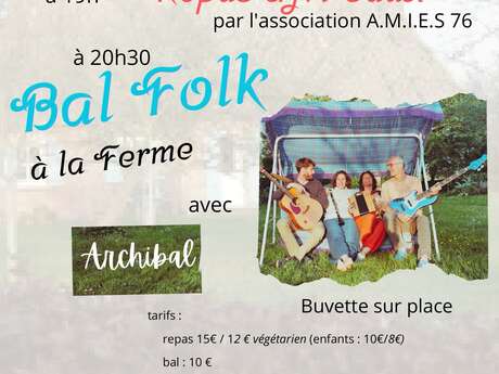 Repas et bal folk aux Prés d'Artemare