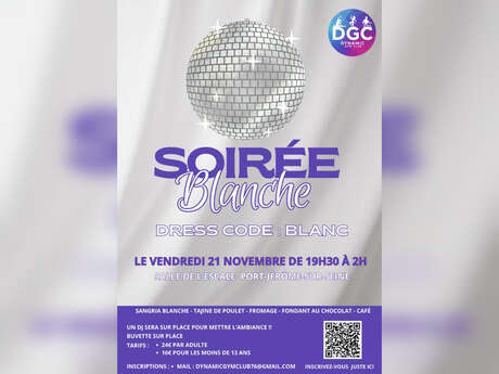 Soirée blanche au Dynamic Gym Club