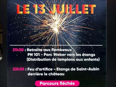 Retraite aux flambeaux - Saint-Aubin-le-Cauf