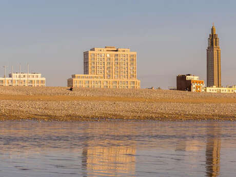 Visite sensorielle : La plage du Havre à marée basse