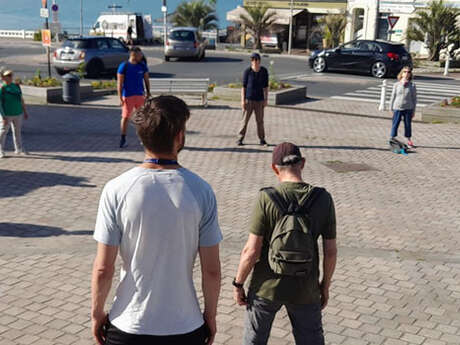 Visite sportive : La plage de Monet à Perret en baskets