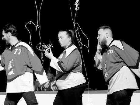 Théâtre d'improvisation : La FRIT avec le Père Noël Vert rencontre
