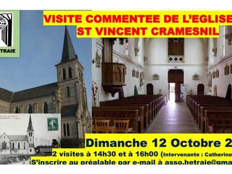 Visite de l'église de Saint-Vincent-de-Cramesnil