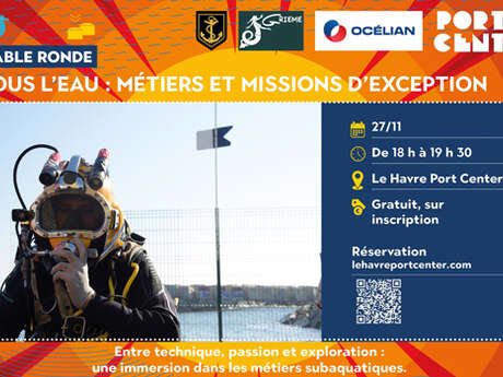 Conférence : Sous l'eau - métiers et missions d'exception