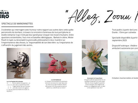 Spectacle de marionnettes : Allez Zouuu !