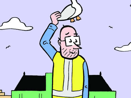 Exposition :  En chantier - Une BD reportage de Sirou au Muséum