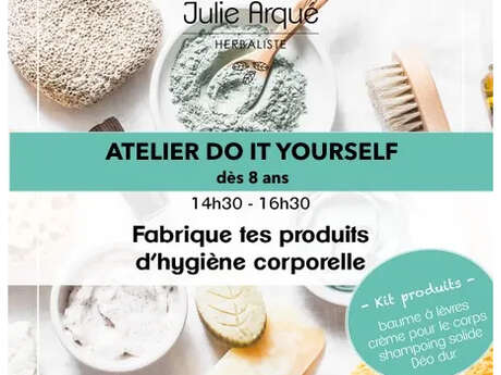 Atelier : DIY - Fabrique tes cosmétiques naturels