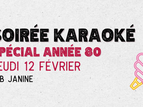 Soirée karaoké -Spécial 80's