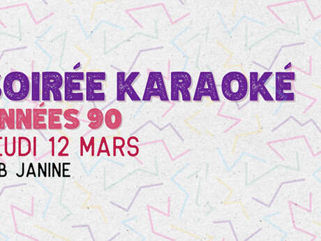 Soirée karaoké -Spécial 90's
