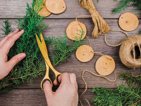 Atelier famille : Décoration naturelle de Noël en famille