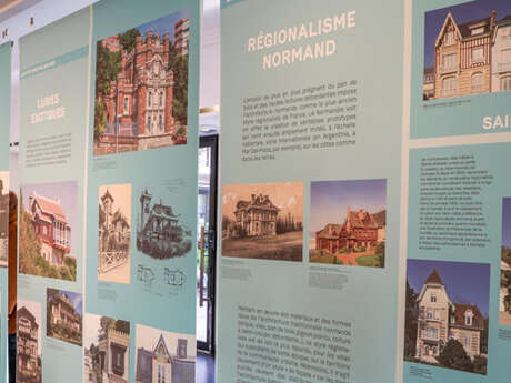 Visite flash de l'exposition : Les villas balnéaires du Havre  à Étretat