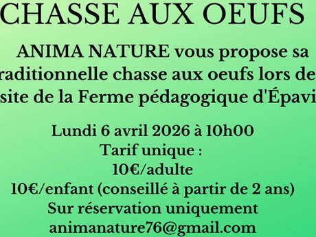 Chasse aux oeufs à la Ferme d'Epaville