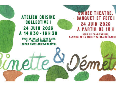 Atelier de cuisine participative & soirée théâtre