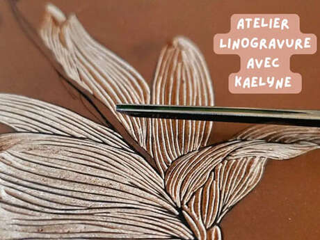 Atelier : Linogravure avec Kaelyne