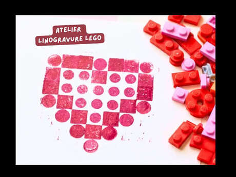 Atelier :  Linogravure en plaques de Lego - Duo Fête des mères