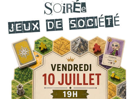 Soirée jeux de société