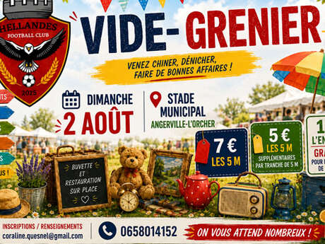 Vide-grenier à Angerville-l'Orcher