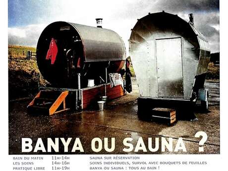 Sauna sur la digue
