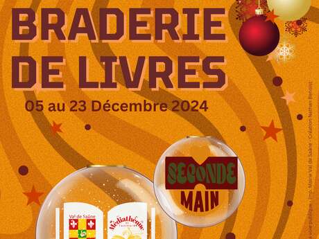 Braderie de livres de la Médiathèque