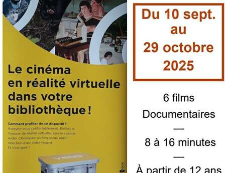 Le Cinéma en réalité virtuelle dans votre bibliothèque