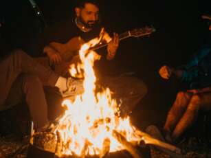 Soirée feu de camp et camping - Guinguette The Gentilhommière