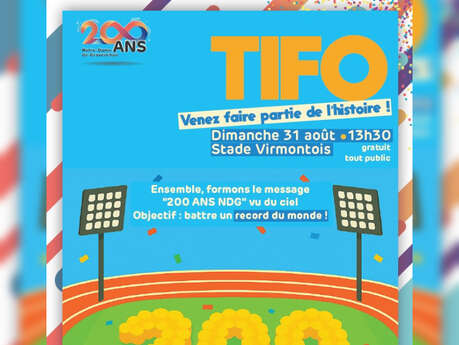 Sport en fête et record du monde « TIFO »