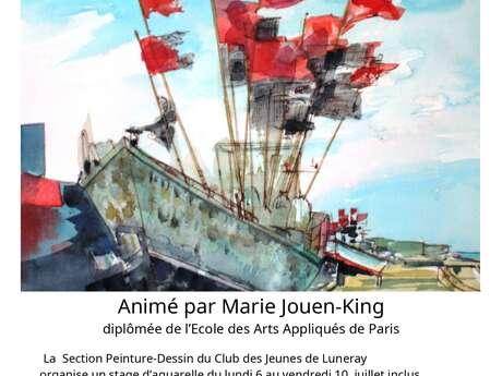 Stage d'Aquarelle avec Marie Jouen-King