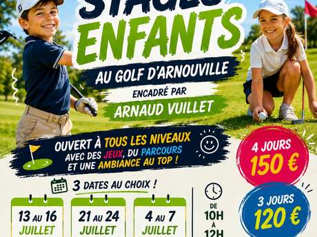 Stages enfants au Golf d'Arnouville