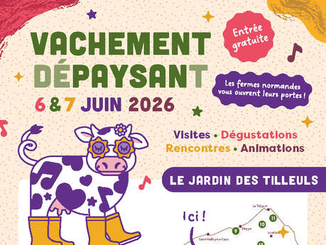 Vachement dépaysant  au Jardin des Tilleuls