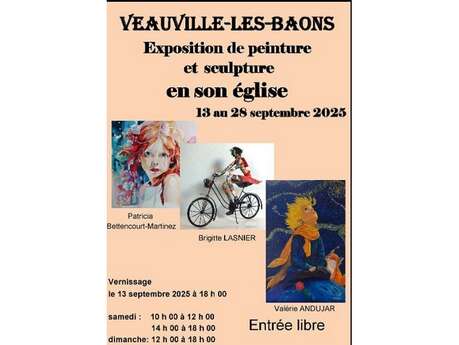 Exposition de peintures et sculptures