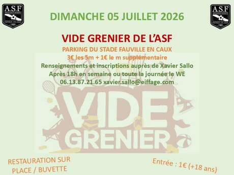Vide Grenier de l'ASF
