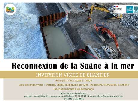 COMPLET - Visite du chantier de reconnexion de la Saâne à la Mer