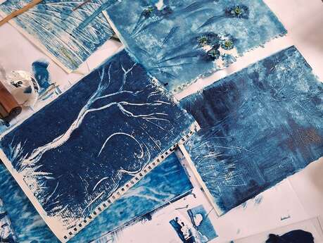 Atelier cyanotype