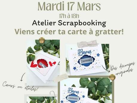 Atelier Scrapbooking – Carte à gratter
