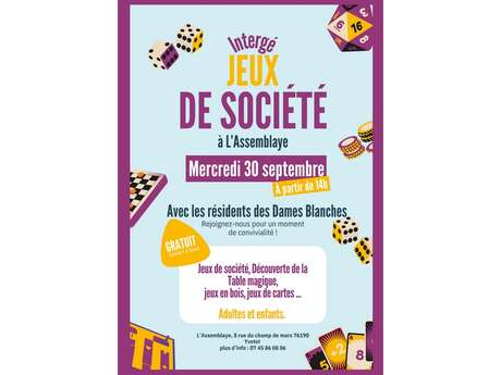 Après-midi jeux de société