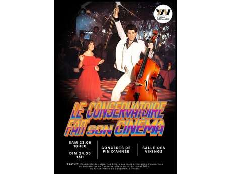 Le Conservatoire fait son cinéma - Spectacle de fin d’année du Conservatoire de Musique Intercommunal