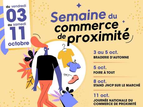 Semaine du commerce de proximité – Braderie d’automne et foire à tout