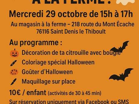 Halloween à la ferme Halloween à la ferme