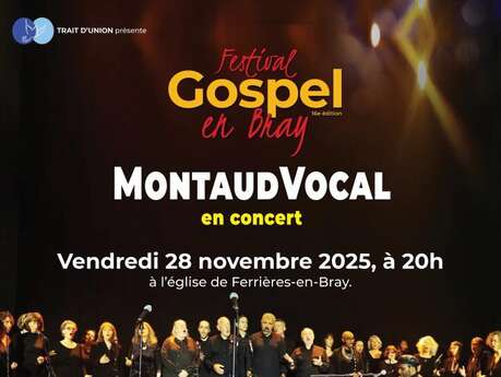 Concert Emmanuel Pi Djob & MontaudVocal - Festival Gospel en Bray