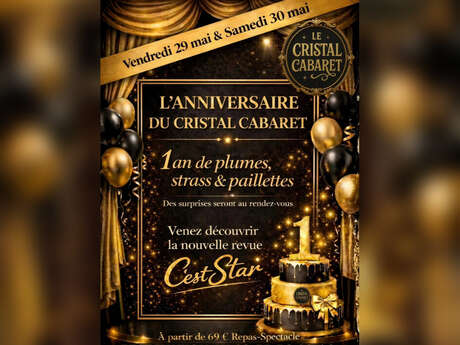 Le Cristal Cabaret fête ses 1 an