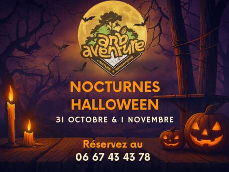 Nocturne d'Halloween Arb'aventure