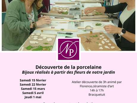 Atelier bijoux en porcelaine